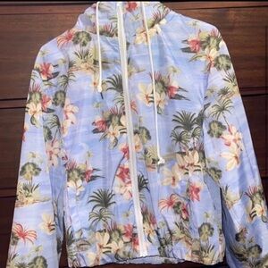 Forever 21 | Blue Tropical Windbreaker